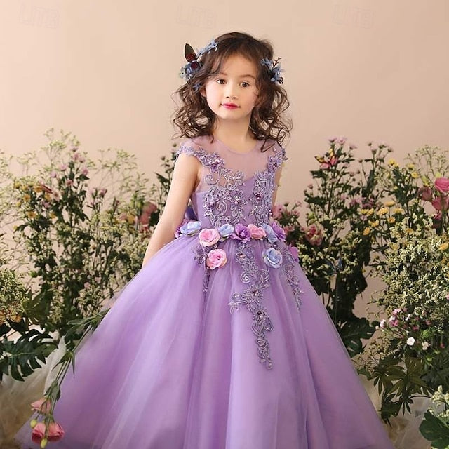 Princess Dress Girl Kid's Girls' Flower
