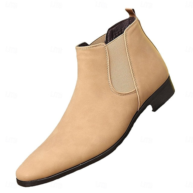 for Ankle Boots- Casual Chelsea Business Men's Boots