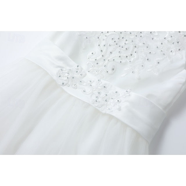Flower Girls' Girl Dress Wedding Kids Sleeveless