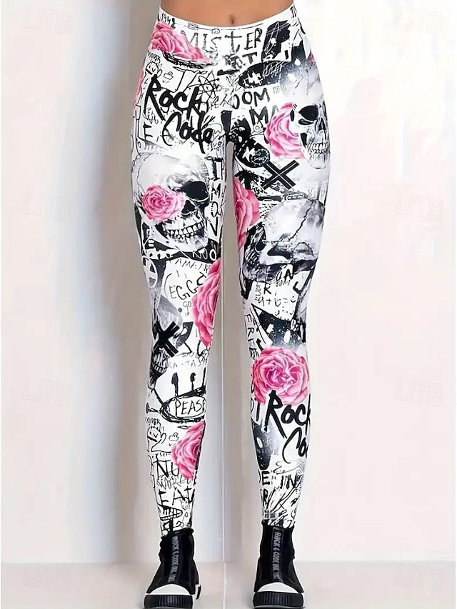 Women's Leggings Vacation Fashion Casual Ankle-Length High