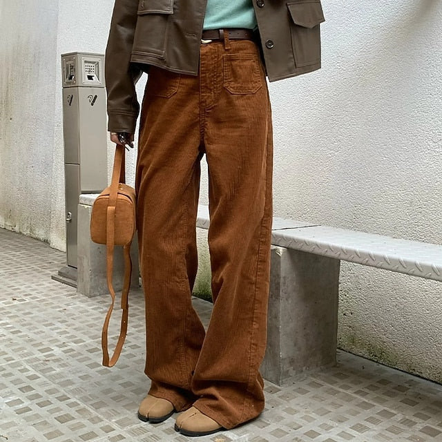 Women's Wide Leg Pants Trousers Palazzo Pants Fashion