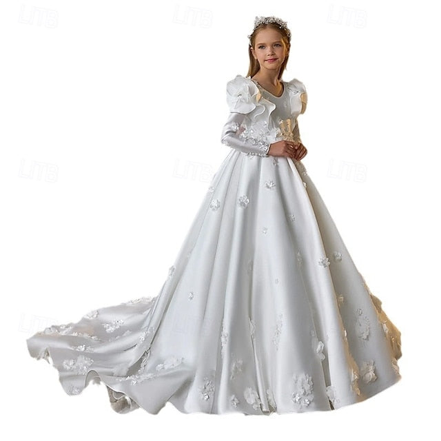 Formal Dress Flower Girl First Girls' Communion