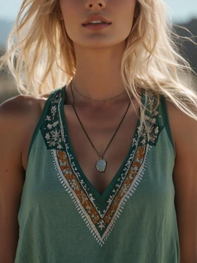 Women's Camisole Tank Top Graphic Bohemia Tropical Daily