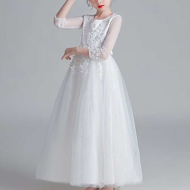 Girls' Princess Dress Kid's Girl Flower