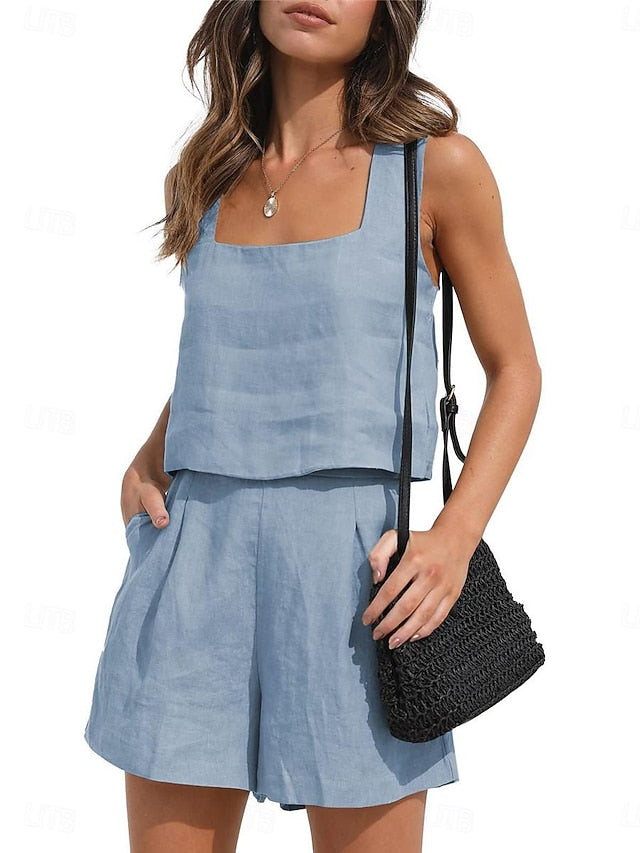 Women's Loungewear Sets Pure Color Fashion Basic Street