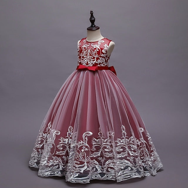 Princess Kid's Girl Flower Dress Girls'