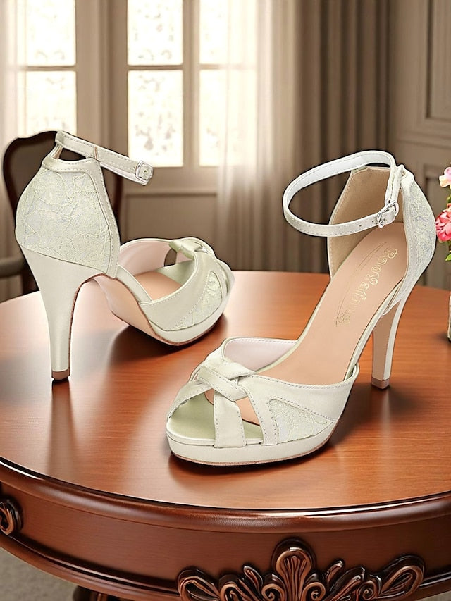 Toe Elegant with Pink Sandals High Satin Women's Heel Peep
