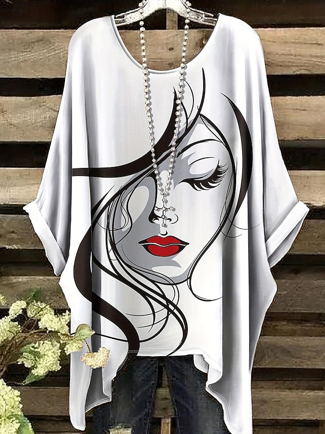 Women's Blouse Graphic Geometric Vintage Stylish Casual