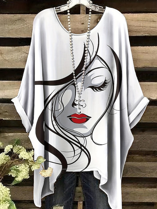 Women's Blouse Graphic Geometric Vintage Stylish Casual