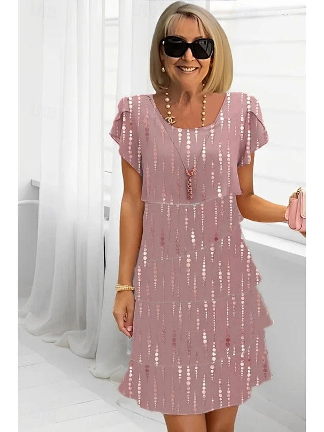 Women's Midi Dress Summer Dress Print Dress Elegant Daily