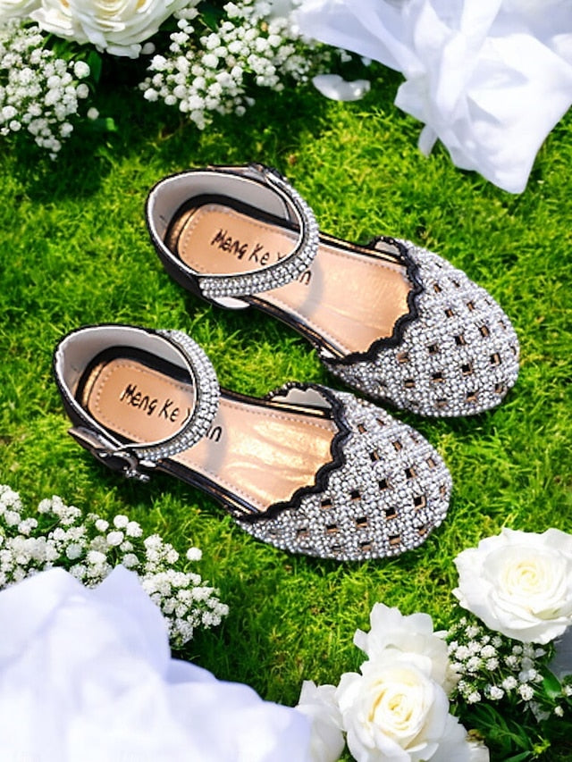 �?Shoes Jane Sparkly Mary Scalloped Girls' Rhinestone
