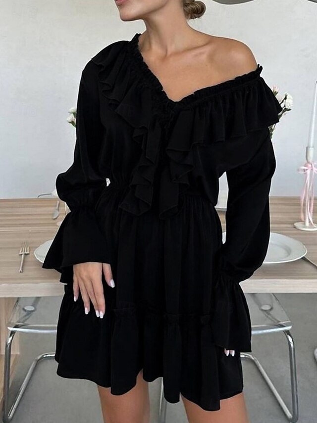 Women's Mini Dress Casual Dress Chiffon Dress Elegant