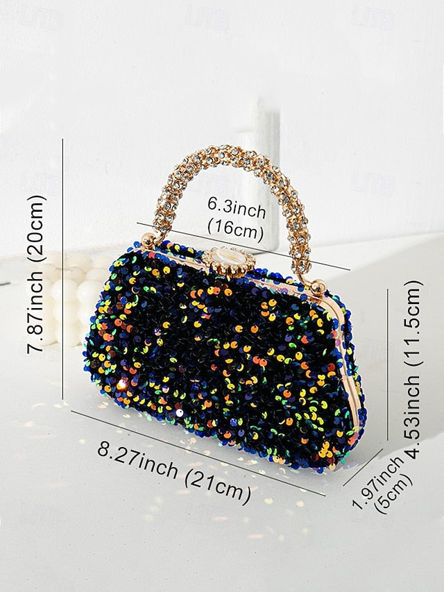 Evening Vintage Bag Women's Sequin Clutch – Embellished