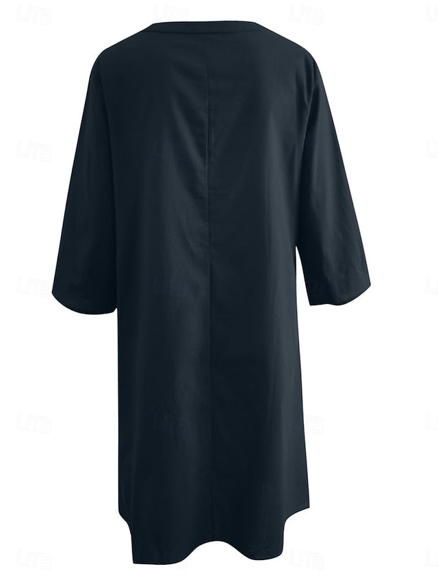 Women's Mini Dress Shift Dress Casual Daily linen like