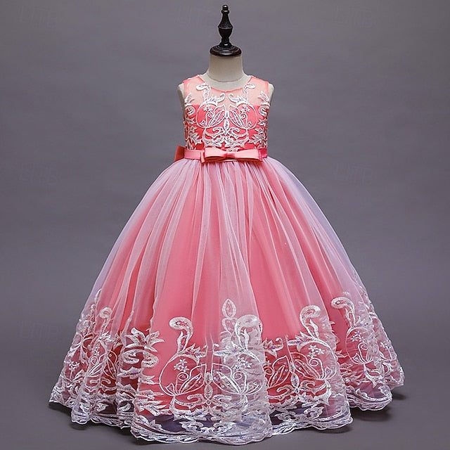 Princess Kid's Girl Flower Dress Girls'