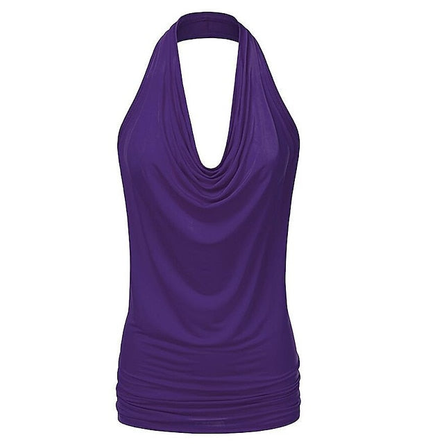 Women's Tank Top Yoga Top Halter Neck Quick Dry Comfortable
