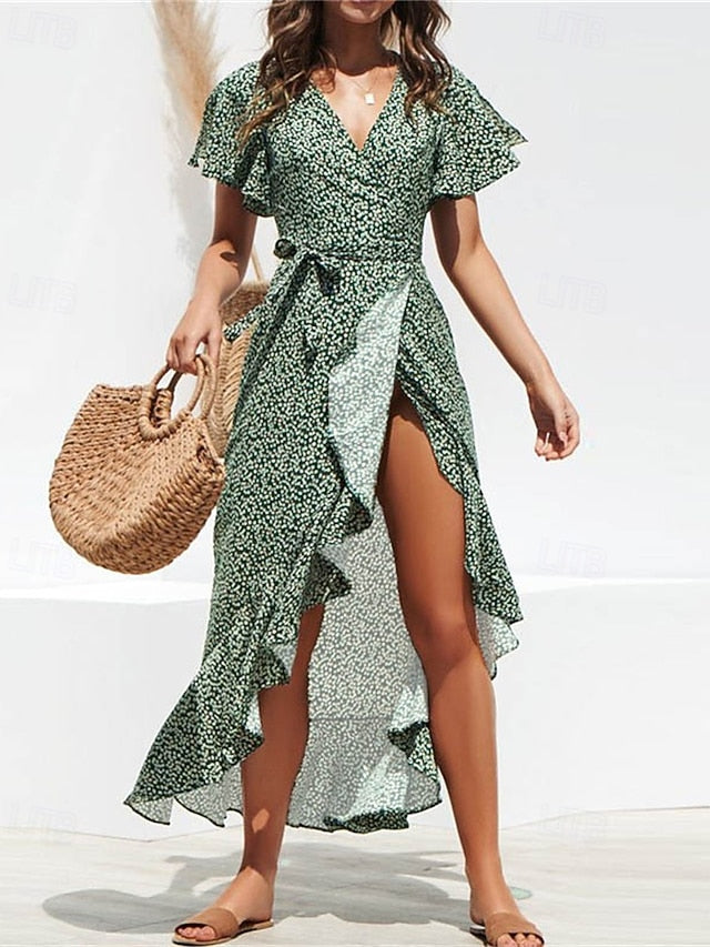 Women's Midi Dress Casual Dress Chiffon Dress Summer Dress