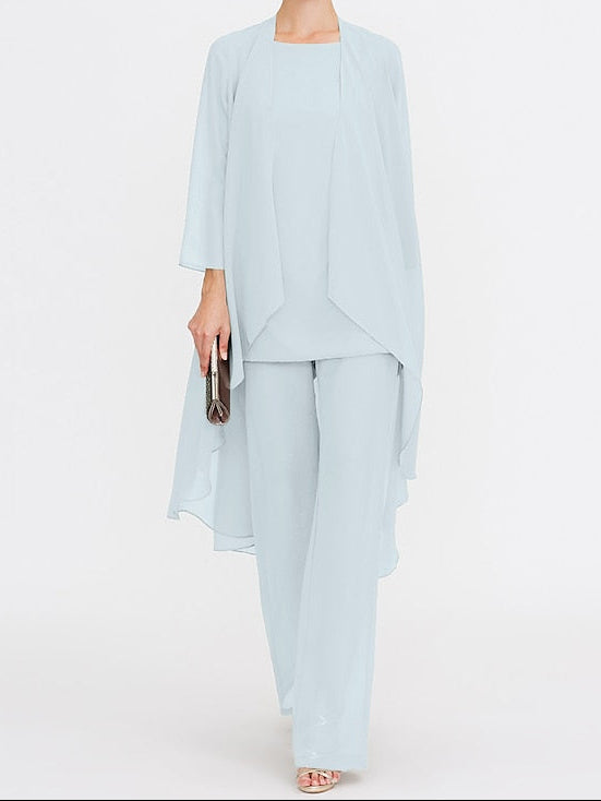 Wedding Mother 3 Piece Pantsuit the of Bride Beach