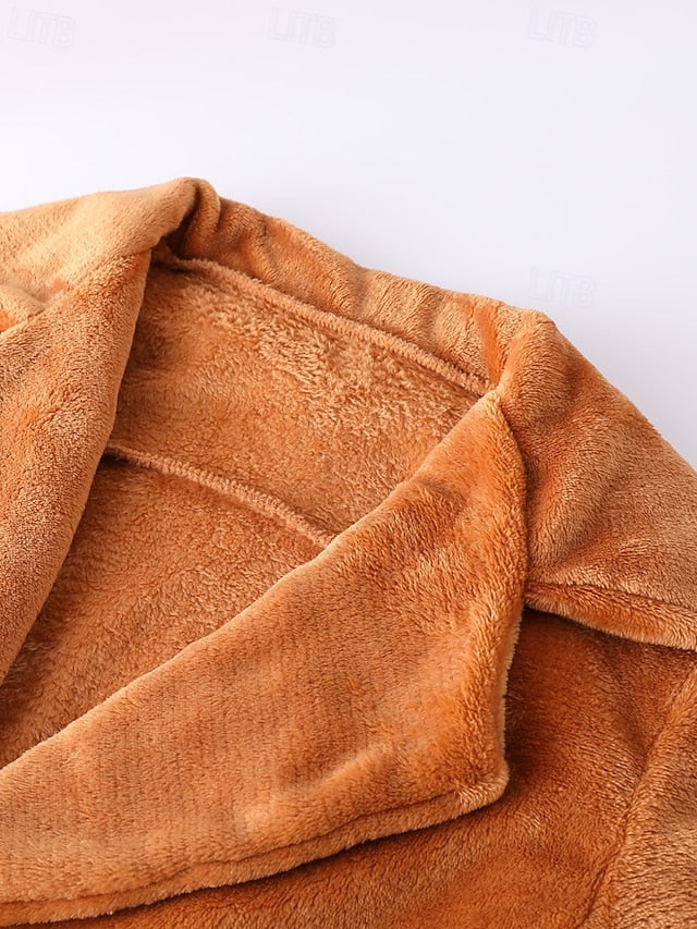 Coat Women's Teddy Faux Furs Fur Warm Comfortable