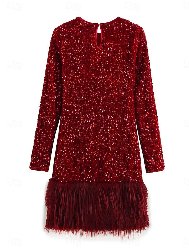 Women's Mini Dress Sheath Dress Casual Party Wedding Guest