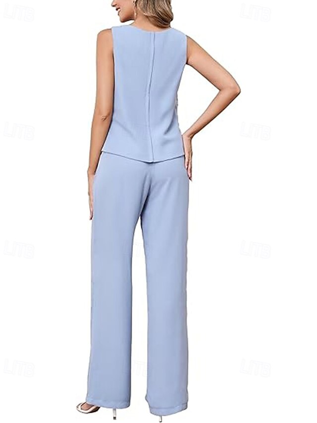 of Elegant Mother 3 Dress the Pantsuit Piece Simple Bride