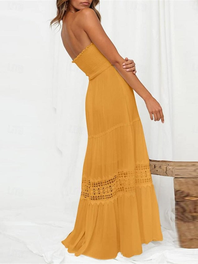 Women's Long Dress Maxi Dress White Dress Casual Dress