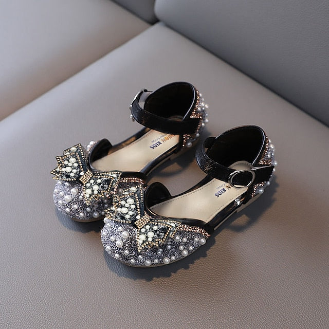 Daily Flats Girls' Glitters Lolita Rubber Shoes PU