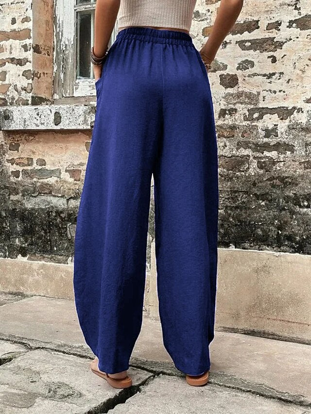 Women's Linen Pants Tapered pants Pants Trousers Baggy