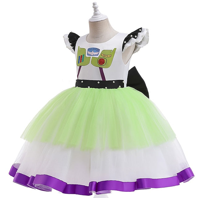 Buzz Girl Costume Lightyear Cosplay Toy Story Flower
