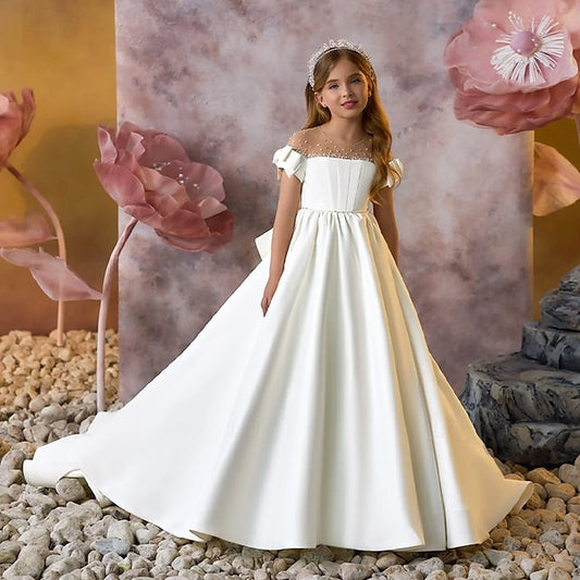Communion Party Dress Girl First Girls' Flower