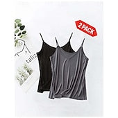 Women's Camisole Tank Top Backless Solid Color Daily Basic