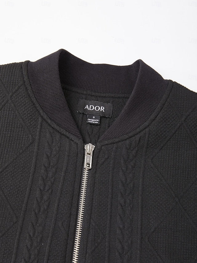 Women's Bomber Jacket Casual Street Patchwork Pumpkin Print