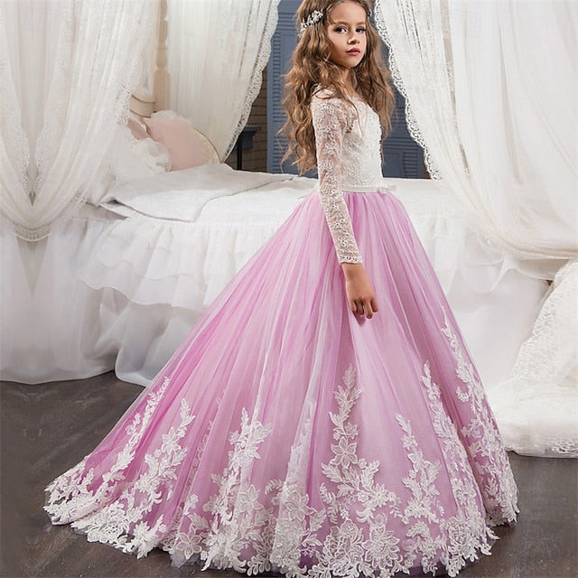 Dress Girls' Princess Girl Flower Kid's