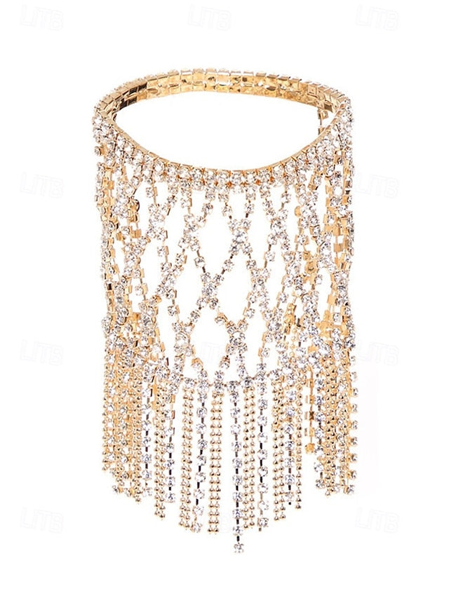Women's Luxury Crystal Bracelet Chain – Rhinestone Hand