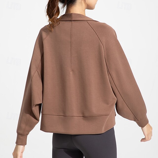 Women's Workout Cardigan Yoga Shawl Breathable Tencel Long