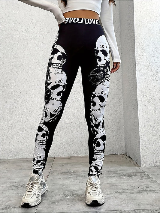 Women's Leggings Vacation Vintage Fashion Full Length High