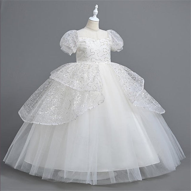 Girls' Performance Girl Party Wedding Dress Flower