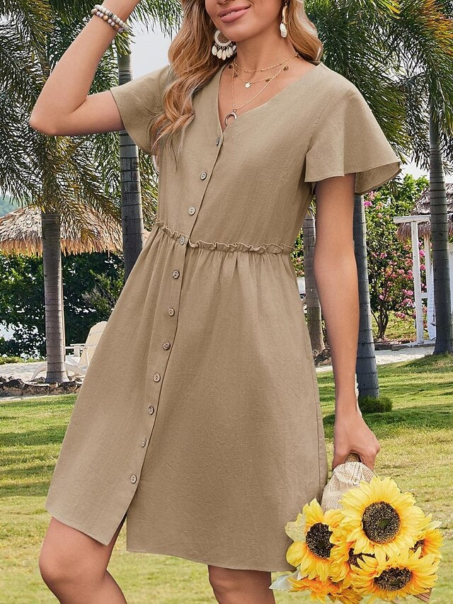 Women's Mini Dress Casual Dress A Line Dress Basic Casual