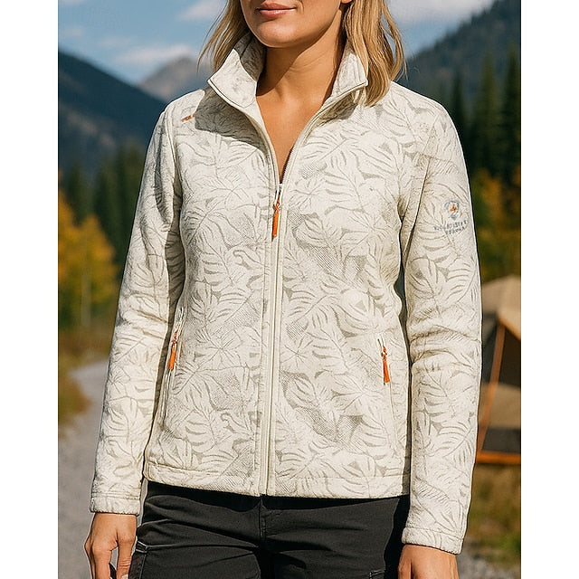 Women's Outdoor Jacket Hiking Jacket Fleece Jacket Outdoor