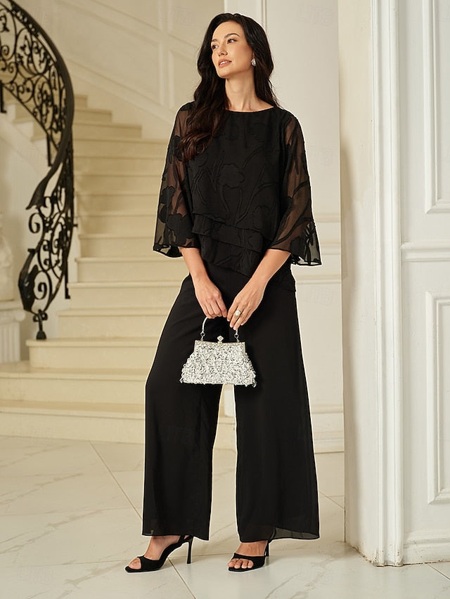Women's Lace Shirt Blouse Dressy Tops Chiffon Tops