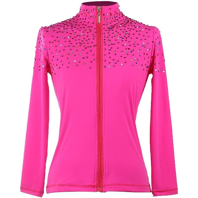 Figure Skating Fleece Jacket Women's Girls' Ice