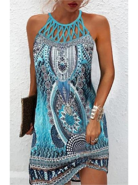 Women's Mini Dress Casual Dress Ethnic Dress Boho Dress