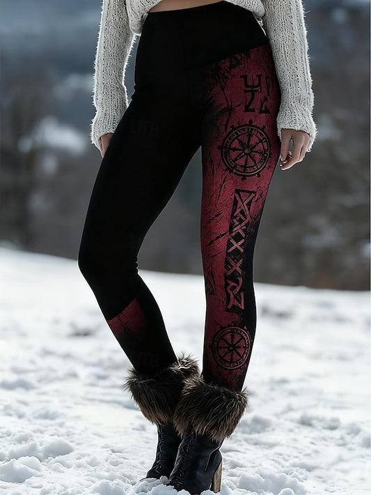 Women's Viking Leggings Cozy Leggings Vacation Vintage