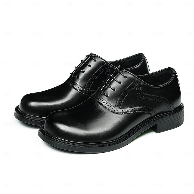 Shoes- First Leather Genuine Men's Layer Oxford