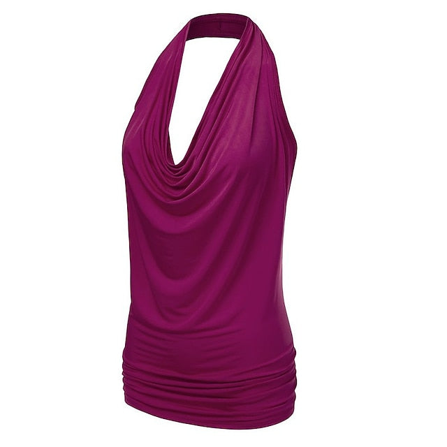 Women's Tank Top Yoga Top Halter Neck Quick Dry Comfortable