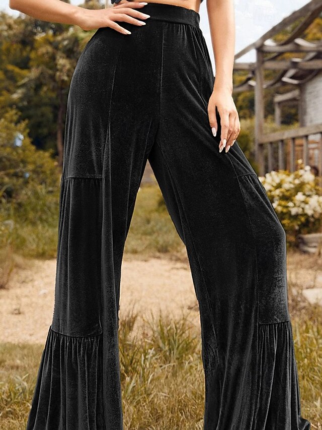 Women's Wide Leg Corduroy Pants Pants Trousers Fashion
