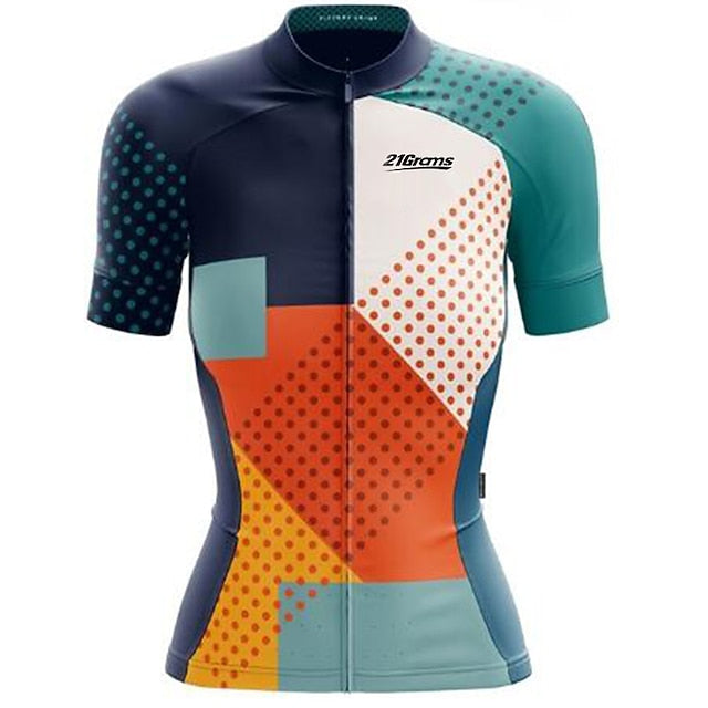 21Grams Women's Short Sleeve Cycling Jersey Spandex