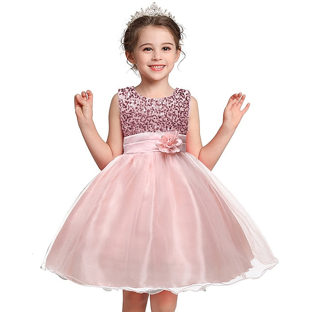 Girls' Wedding Party Girl Dress Flower