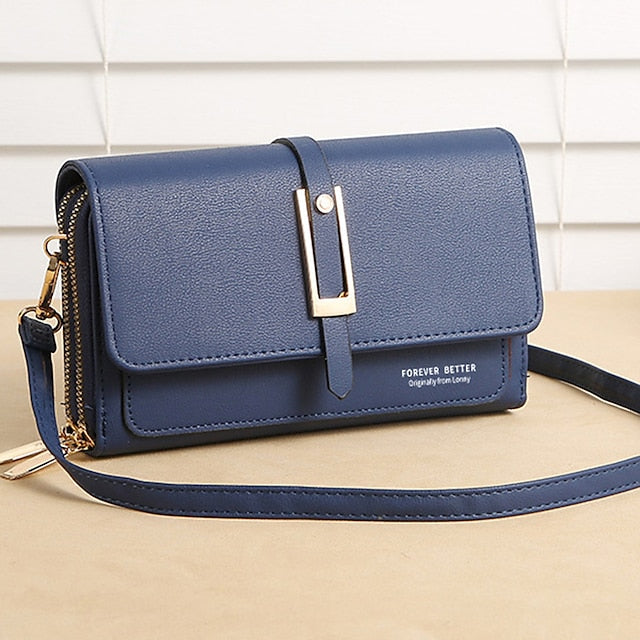 PU Crossbody Handytasche Handy Leder Damen Geldbörse