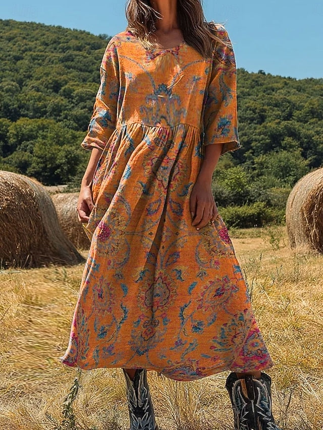 Women's Maxi Dress Casual Dress Bohemia Vacation Beach